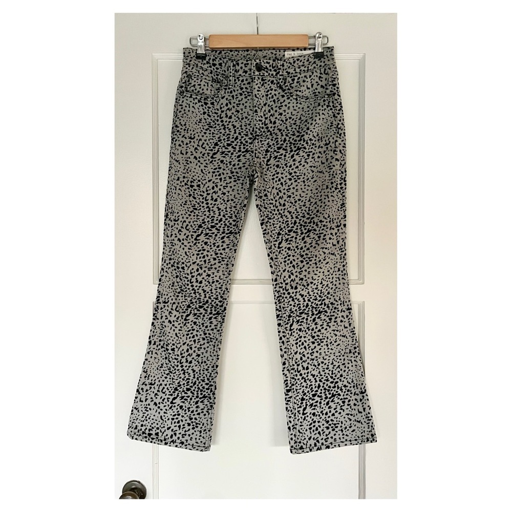 Hana Jean cheetah printed jeans